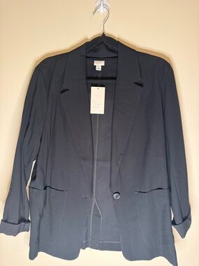 a new day Black Single-Button Blazer Jacket